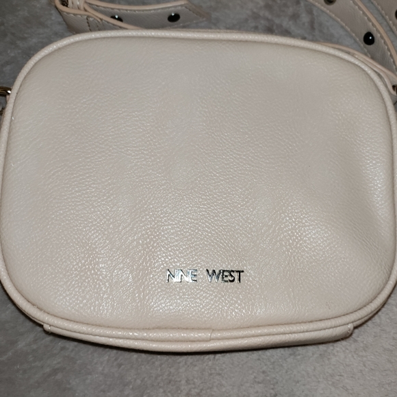 Nine West | Cream Colored Vegan Leather Crossbody Bag Crossbody Purse - Picture 2 of 16